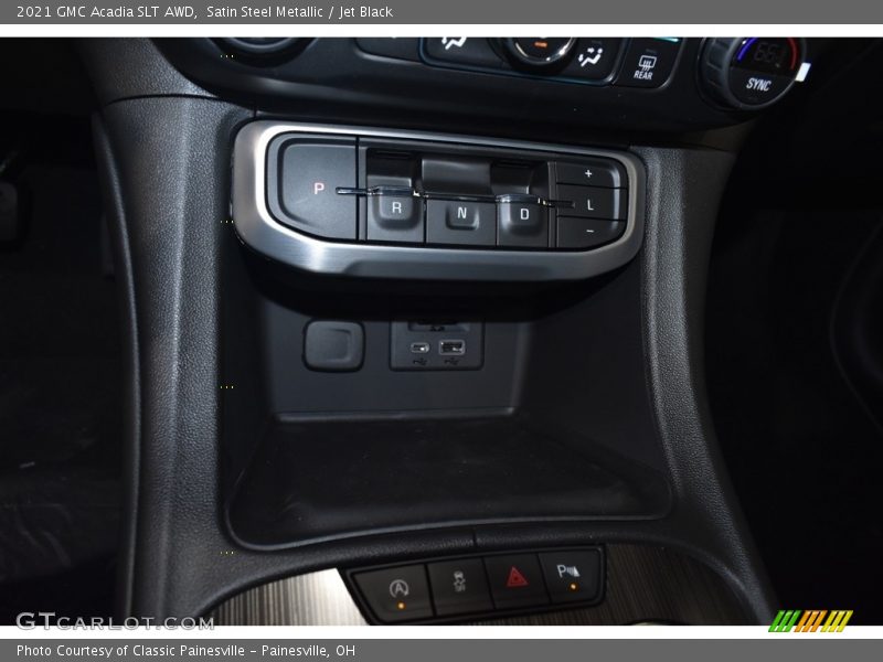 Satin Steel Metallic / Jet Black 2021 GMC Acadia SLT AWD