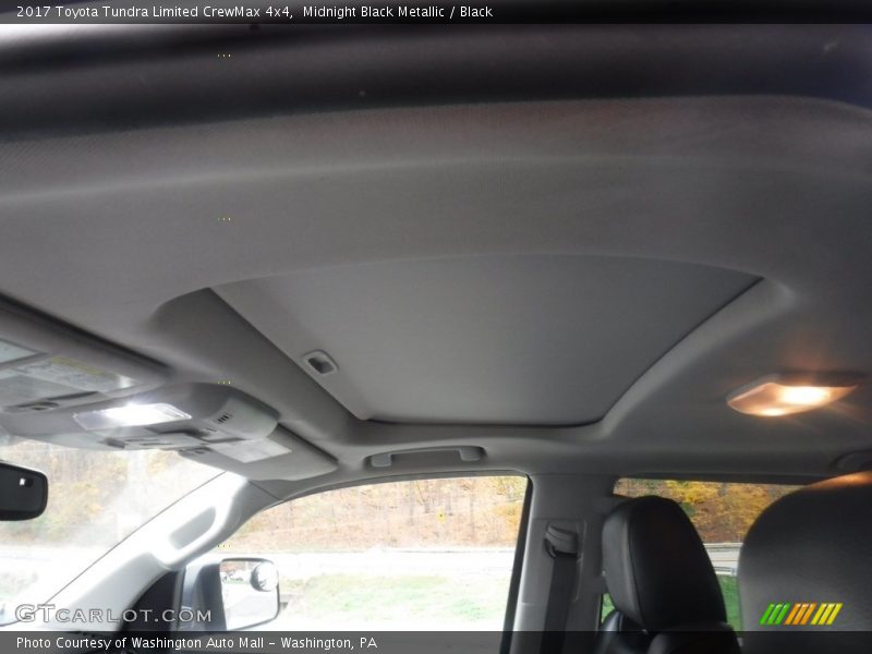 Midnight Black Metallic / Black 2017 Toyota Tundra Limited CrewMax 4x4