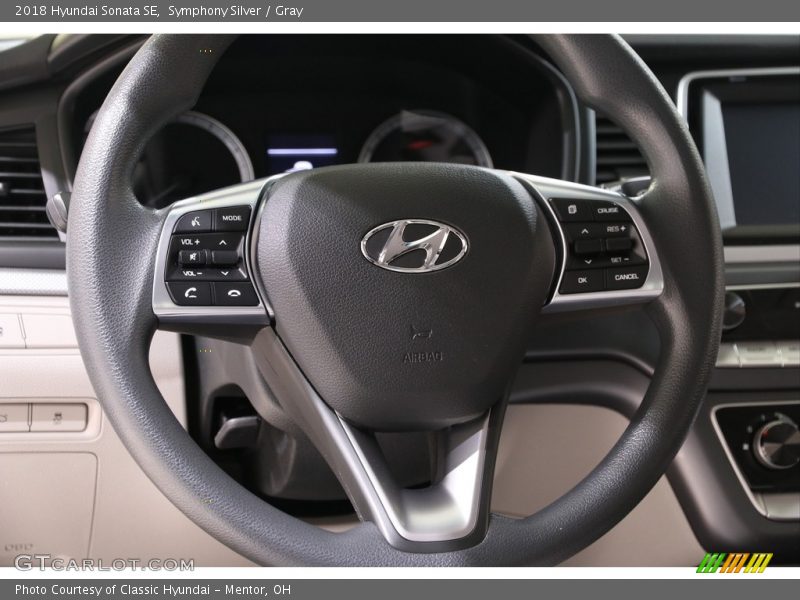 Symphony Silver / Gray 2018 Hyundai Sonata SE