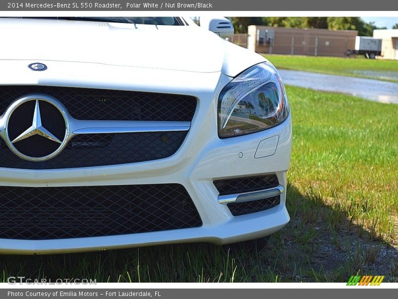 Polar White / Nut Brown/Black 2014 Mercedes-Benz SL 550 Roadster