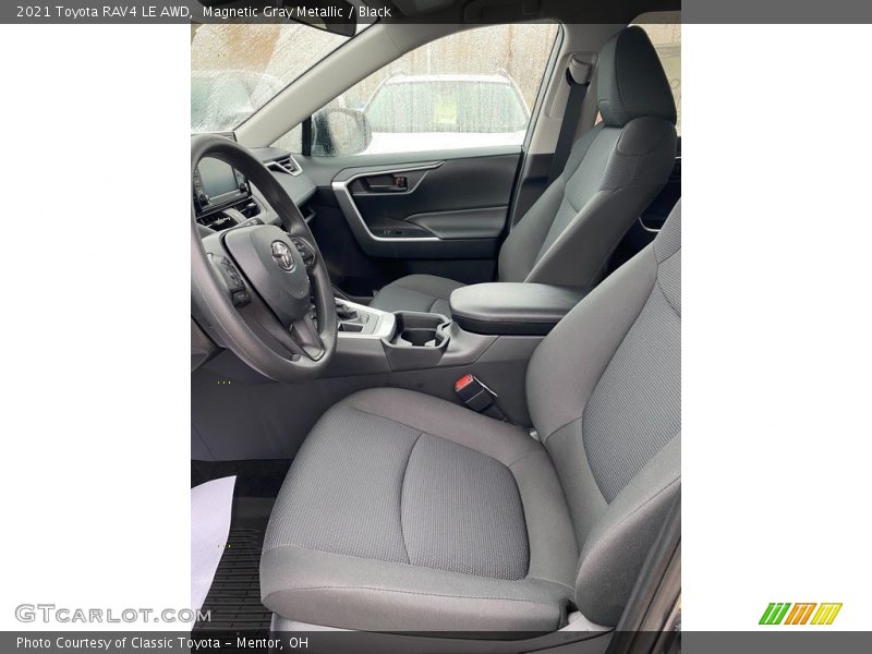 Magnetic Gray Metallic / Black 2021 Toyota RAV4 LE AWD
