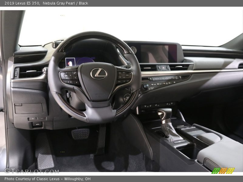 Nebula Gray Pearl / Black 2019 Lexus ES 350
