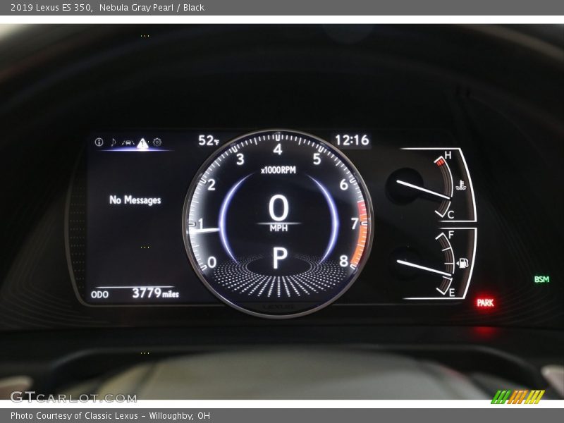 Nebula Gray Pearl / Black 2019 Lexus ES 350