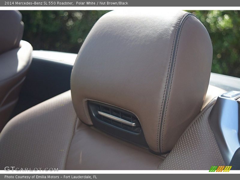 Polar White / Nut Brown/Black 2014 Mercedes-Benz SL 550 Roadster