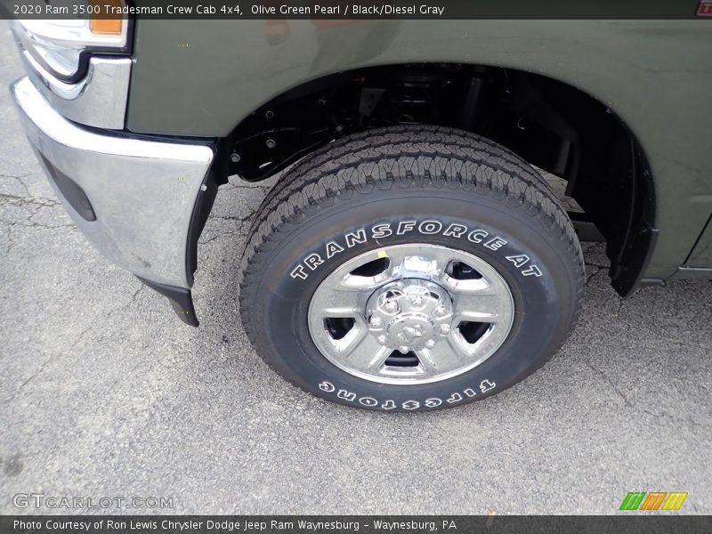 Olive Green Pearl / Black/Diesel Gray 2020 Ram 3500 Tradesman Crew Cab 4x4