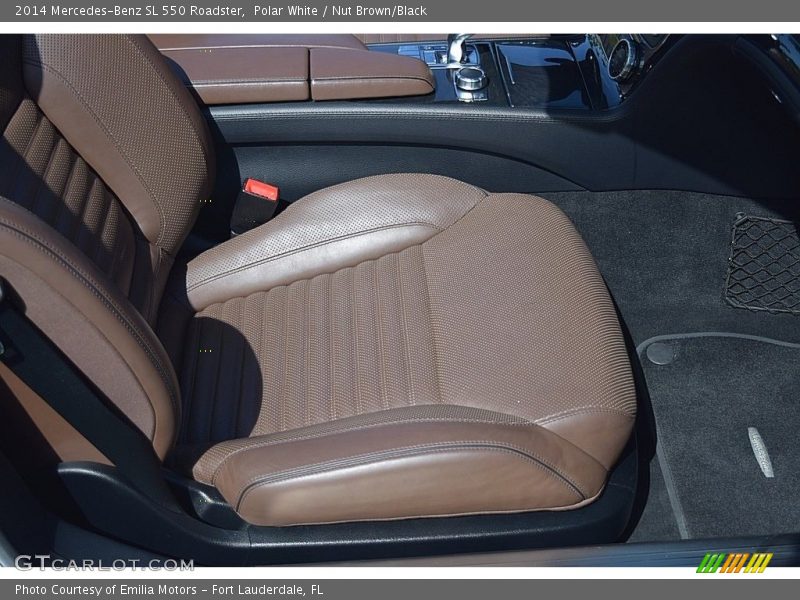 Polar White / Nut Brown/Black 2014 Mercedes-Benz SL 550 Roadster