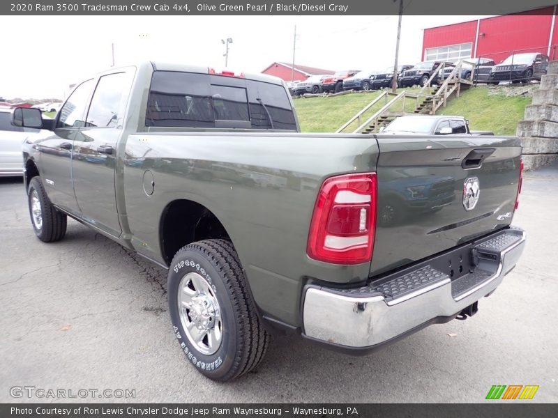 Olive Green Pearl / Black/Diesel Gray 2020 Ram 3500 Tradesman Crew Cab 4x4