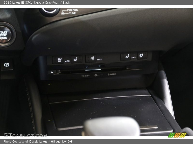 Nebula Gray Pearl / Black 2019 Lexus ES 350
