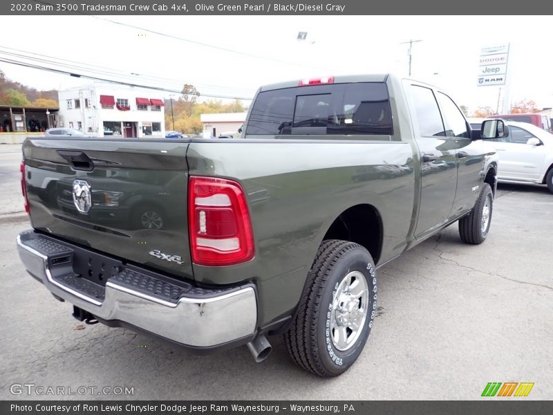 Olive Green Pearl / Black/Diesel Gray 2020 Ram 3500 Tradesman Crew Cab 4x4
