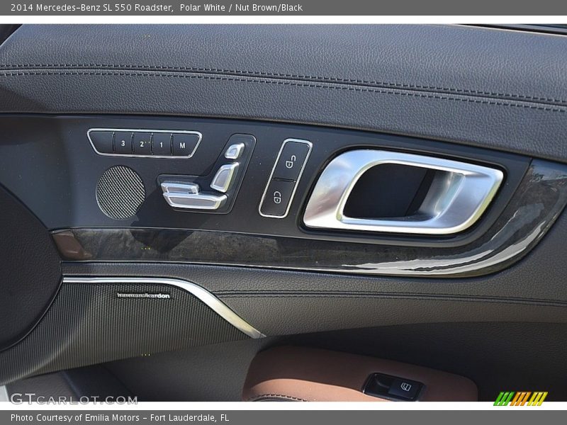 Polar White / Nut Brown/Black 2014 Mercedes-Benz SL 550 Roadster