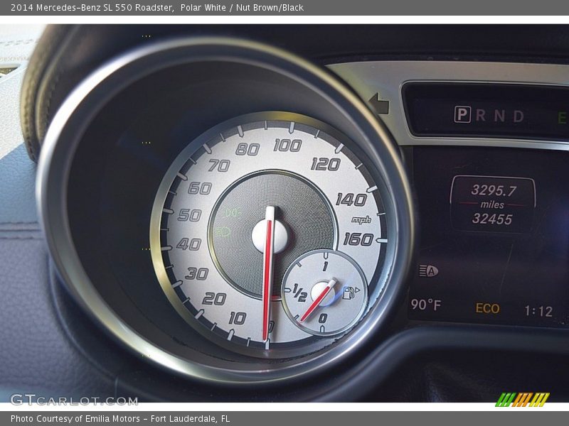 Polar White / Nut Brown/Black 2014 Mercedes-Benz SL 550 Roadster