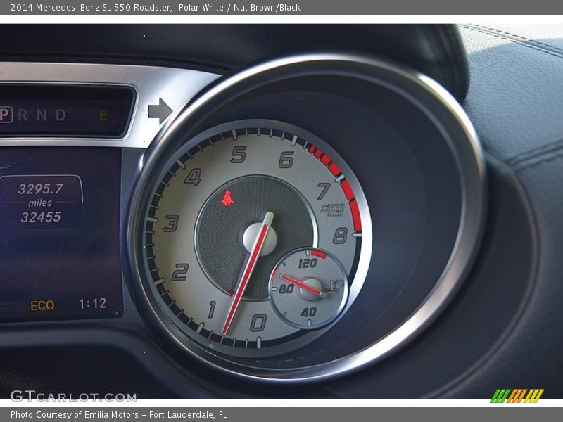 Polar White / Nut Brown/Black 2014 Mercedes-Benz SL 550 Roadster