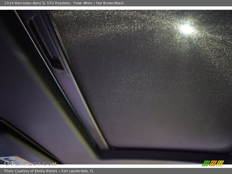 Polar White / Nut Brown/Black 2014 Mercedes-Benz SL 550 Roadster