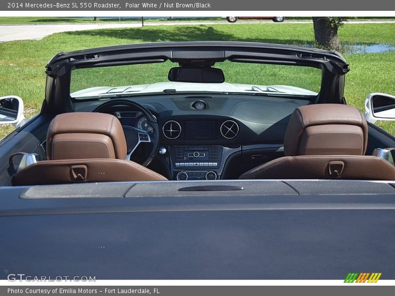 Polar White / Nut Brown/Black 2014 Mercedes-Benz SL 550 Roadster