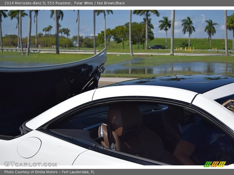 Polar White / Nut Brown/Black 2014 Mercedes-Benz SL 550 Roadster