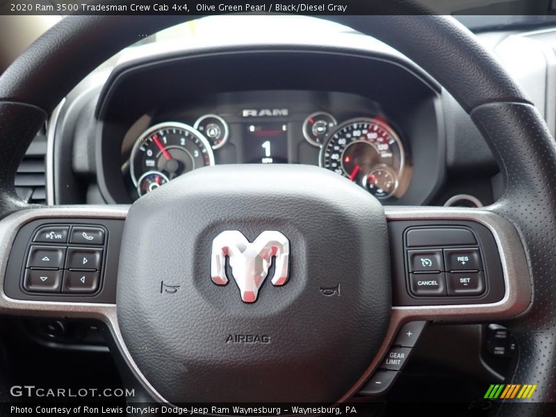  2020 3500 Tradesman Crew Cab 4x4 Steering Wheel