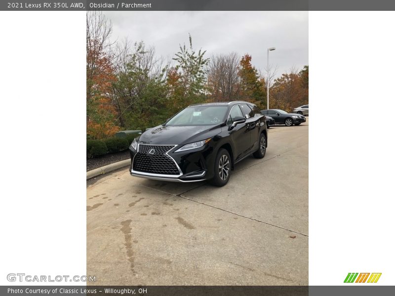Obsidian / Parchment 2021 Lexus RX 350L AWD
