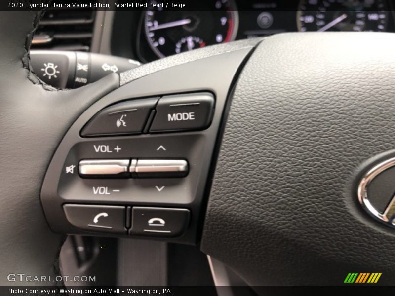 Scarlet Red Pearl / Beige 2020 Hyundai Elantra Value Edition
