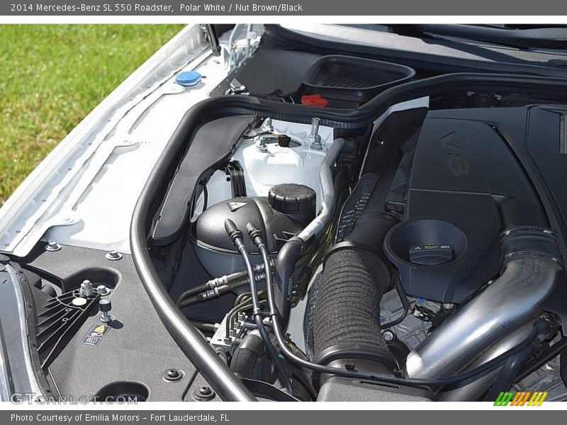 Polar White / Nut Brown/Black 2014 Mercedes-Benz SL 550 Roadster