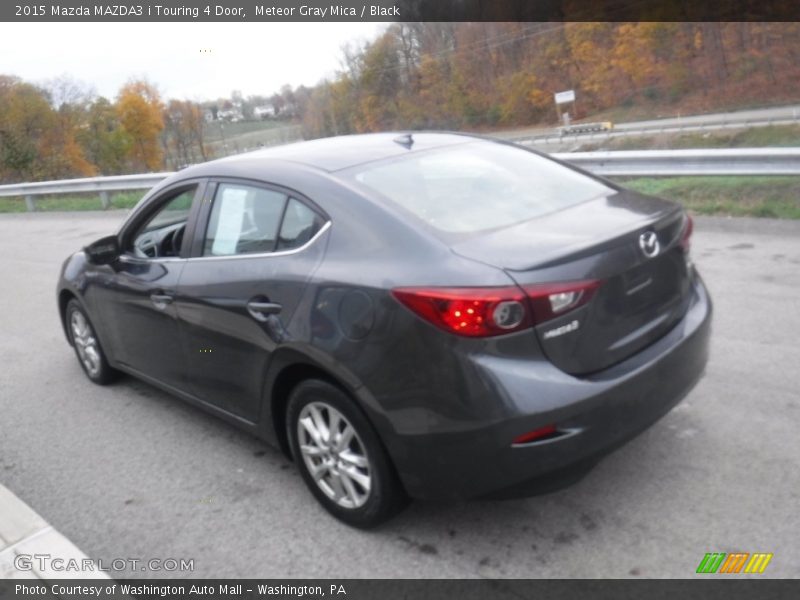 Meteor Gray Mica / Black 2015 Mazda MAZDA3 i Touring 4 Door