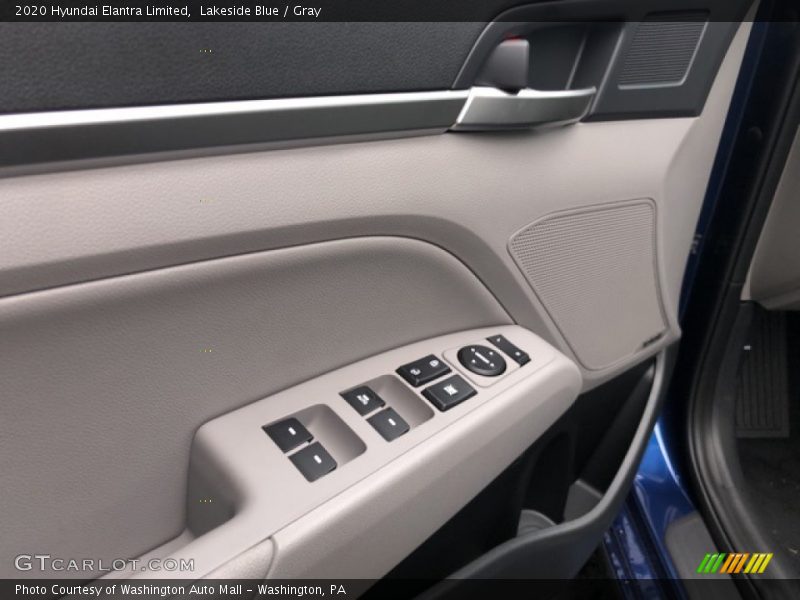 Lakeside Blue / Gray 2020 Hyundai Elantra Limited
