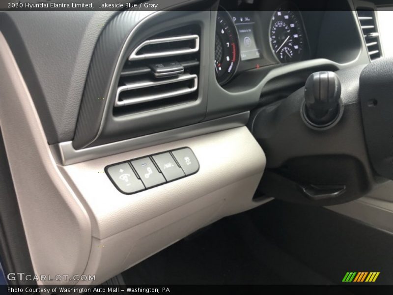 Lakeside Blue / Gray 2020 Hyundai Elantra Limited