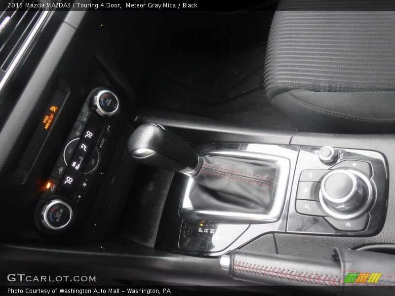 Meteor Gray Mica / Black 2015 Mazda MAZDA3 i Touring 4 Door