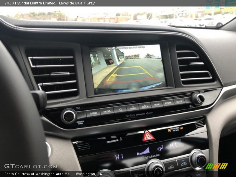 Lakeside Blue / Gray 2020 Hyundai Elantra Limited