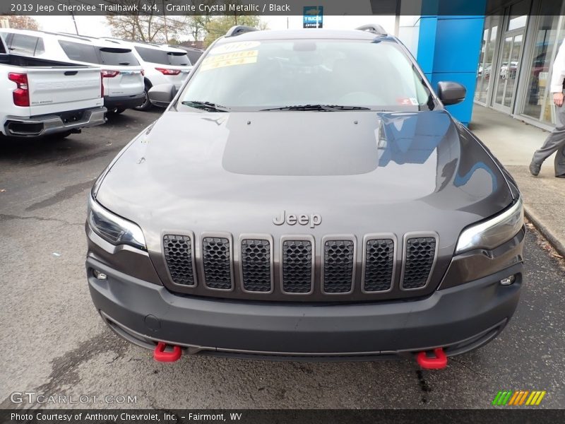 Granite Crystal Metallic / Black 2019 Jeep Cherokee Trailhawk 4x4
