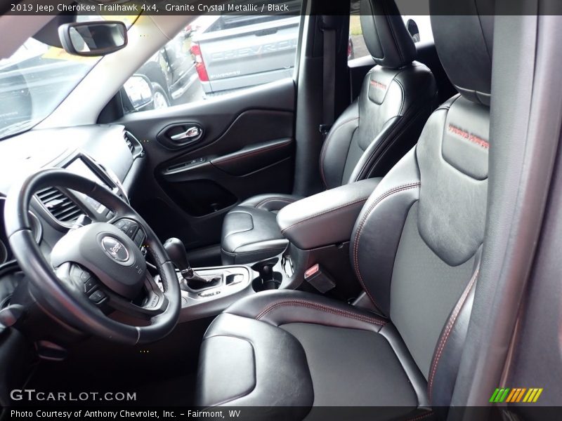 Granite Crystal Metallic / Black 2019 Jeep Cherokee Trailhawk 4x4