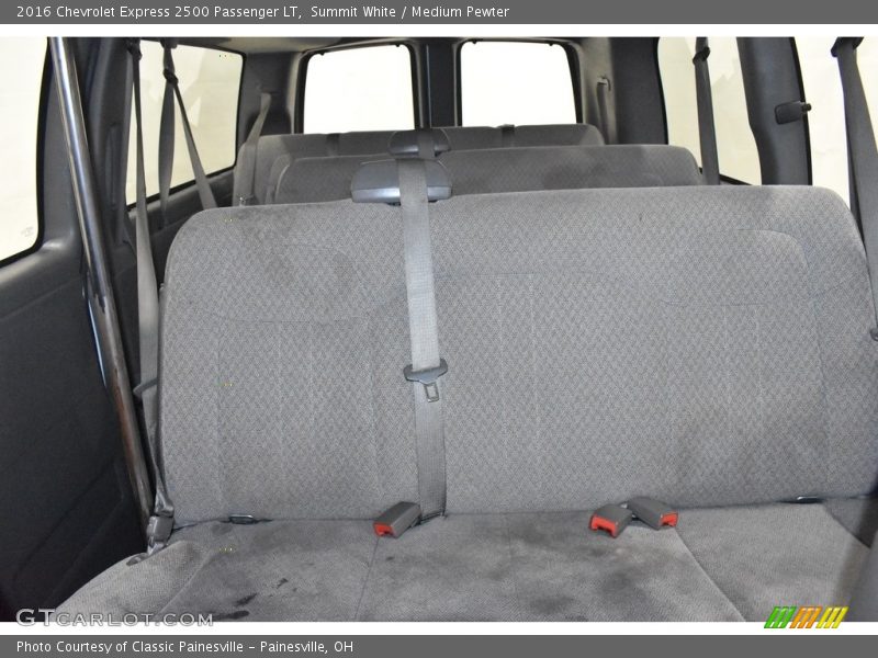 Rear Seat of 2016 Express 2500 Passenger LT