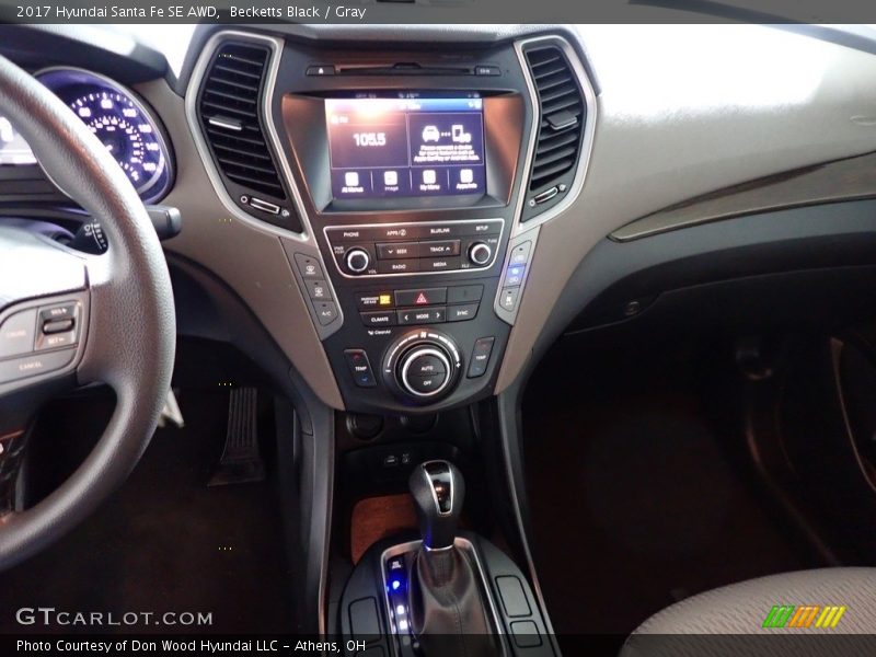 Becketts Black / Gray 2017 Hyundai Santa Fe SE AWD