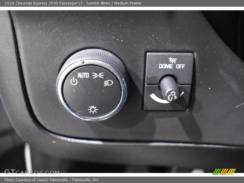 Controls of 2016 Express 2500 Passenger LT