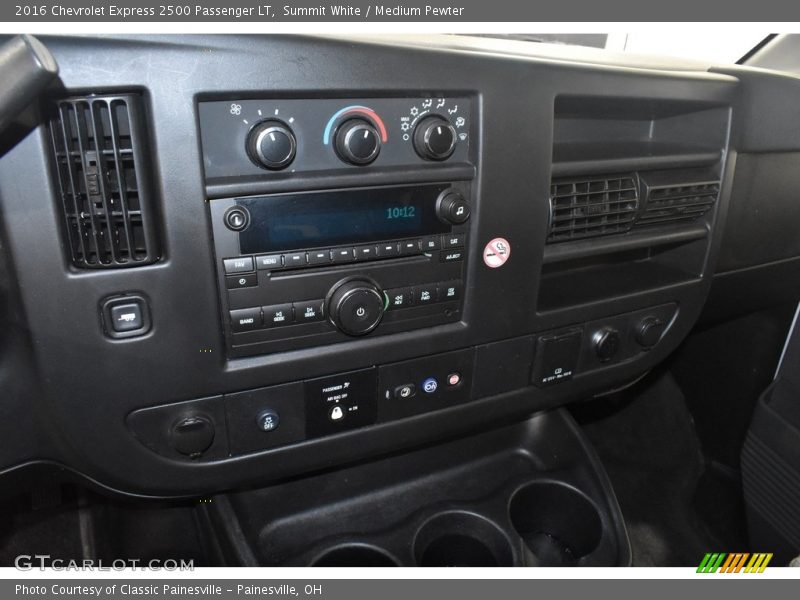 Dashboard of 2016 Express 2500 Passenger LT
