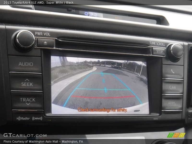 Super White / Black 2013 Toyota RAV4 XLE AWD