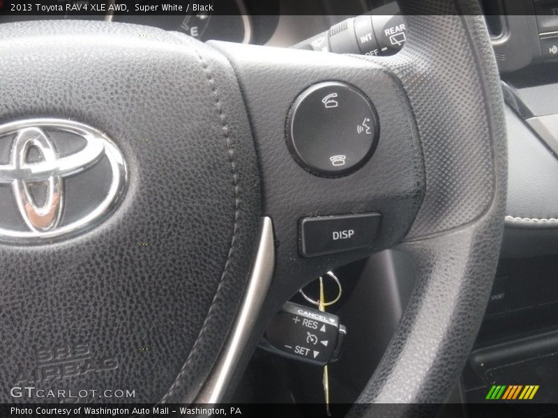 Super White / Black 2013 Toyota RAV4 XLE AWD