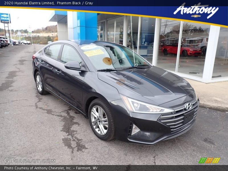 Phantom Black / Gray 2020 Hyundai Elantra Limited