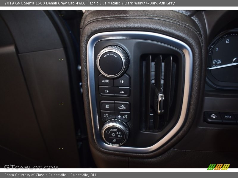 Pacific Blue Metallic / Dark Walnut/­Dark Ash Grey 2019 GMC Sierra 1500 Denali Crew Cab 4WD