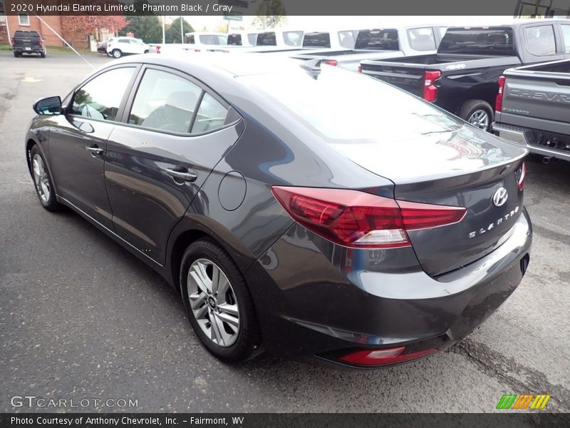 Phantom Black / Gray 2020 Hyundai Elantra Limited