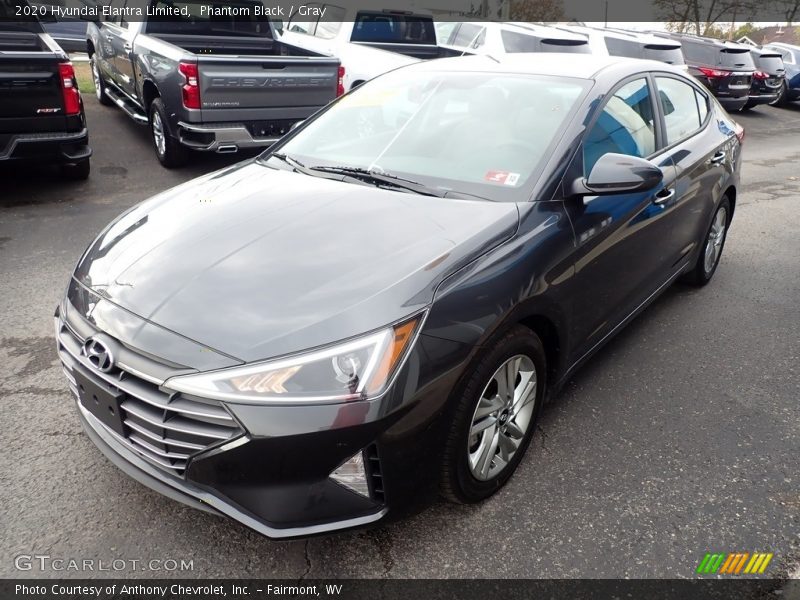 Phantom Black / Gray 2020 Hyundai Elantra Limited