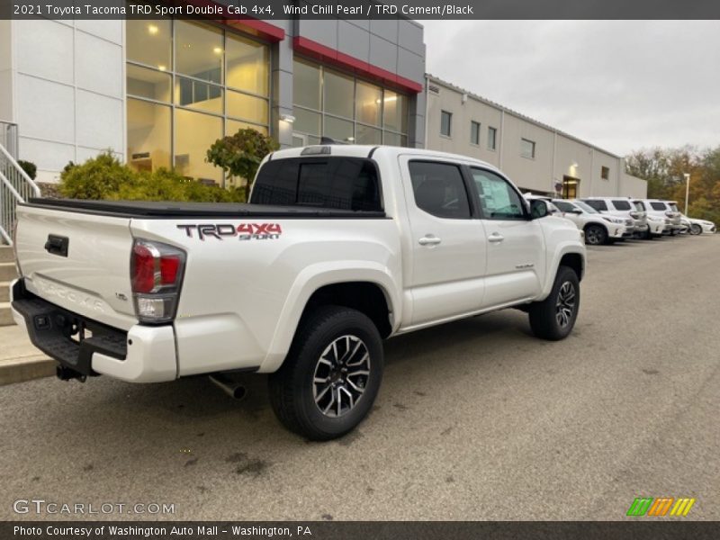 Wind Chill Pearl / TRD Cement/Black 2021 Toyota Tacoma TRD Sport Double Cab 4x4