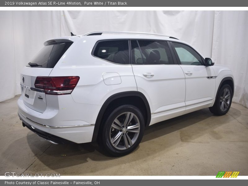 Pure White / Titan Black 2019 Volkswagen Atlas SE R-Line 4Motion