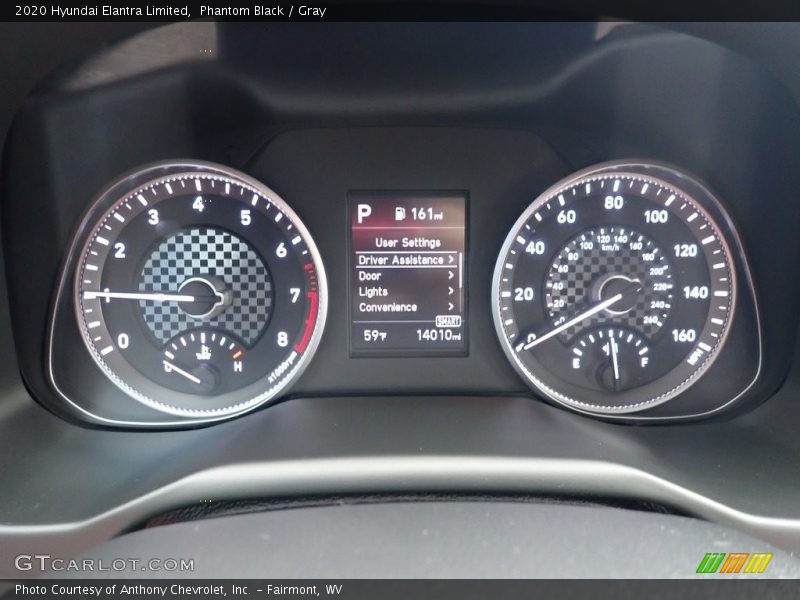 Phantom Black / Gray 2020 Hyundai Elantra Limited