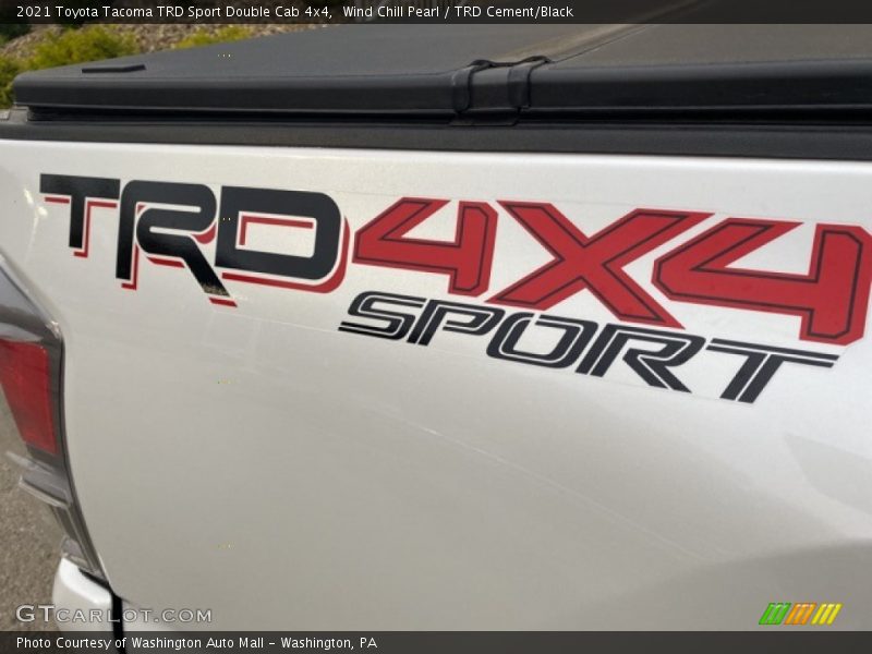 Wind Chill Pearl / TRD Cement/Black 2021 Toyota Tacoma TRD Sport Double Cab 4x4