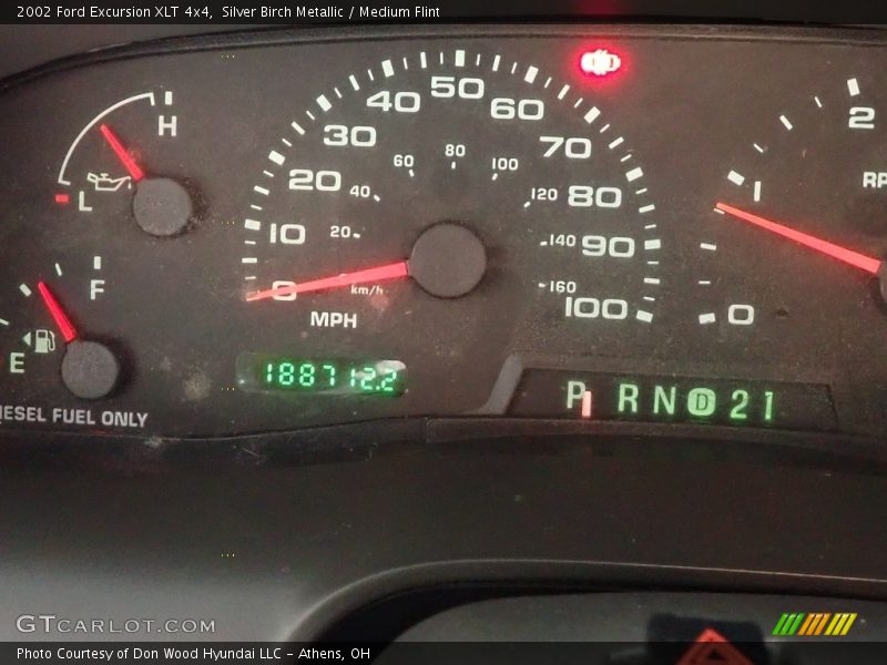 Silver Birch Metallic / Medium Flint 2002 Ford Excursion XLT 4x4