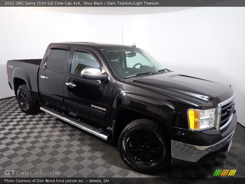 Onyx Black / Dark Titanium/Light Titanium 2012 GMC Sierra 1500 SLE Crew Cab 4x4