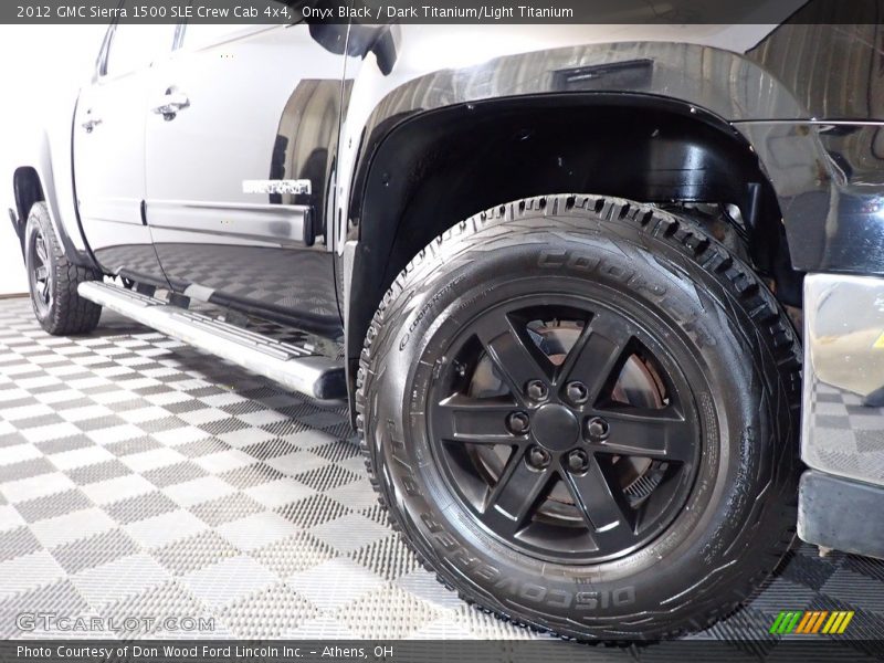Onyx Black / Dark Titanium/Light Titanium 2012 GMC Sierra 1500 SLE Crew Cab 4x4