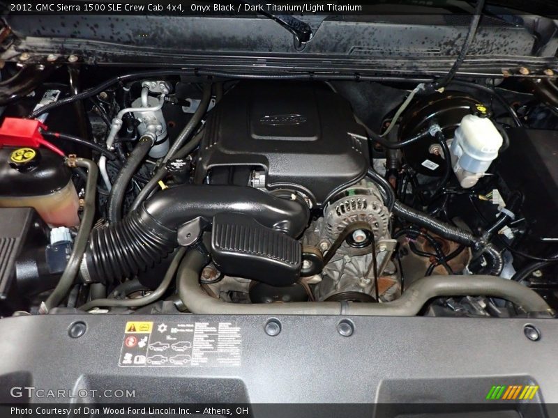 Onyx Black / Dark Titanium/Light Titanium 2012 GMC Sierra 1500 SLE Crew Cab 4x4