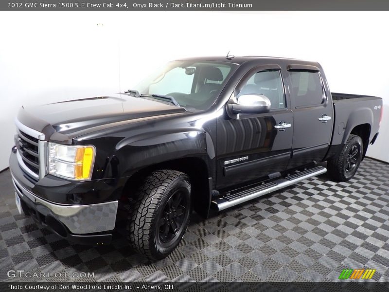 Onyx Black / Dark Titanium/Light Titanium 2012 GMC Sierra 1500 SLE Crew Cab 4x4