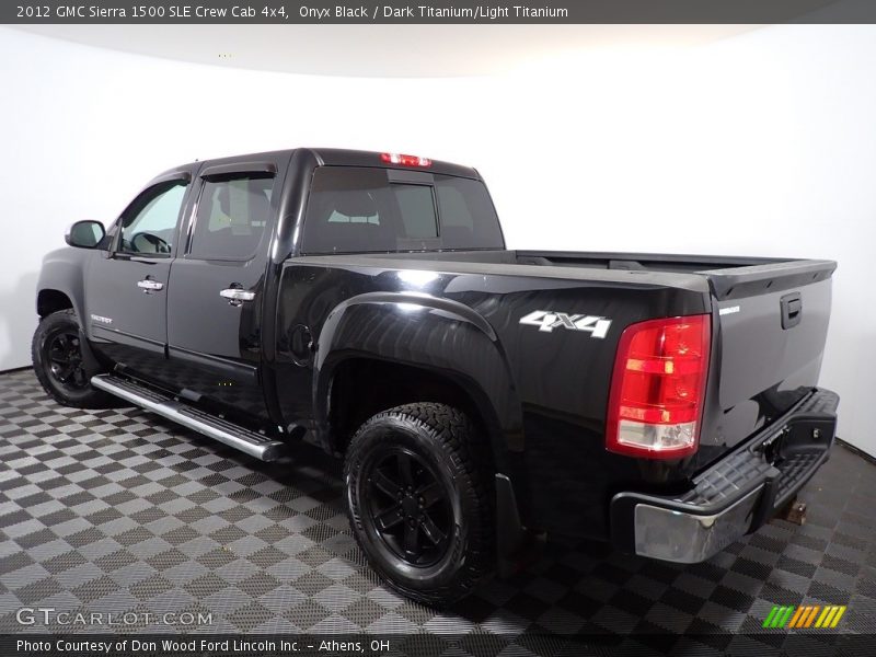 Onyx Black / Dark Titanium/Light Titanium 2012 GMC Sierra 1500 SLE Crew Cab 4x4